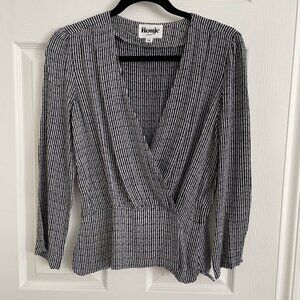 Rouje Elisa Wrap Top Size 38